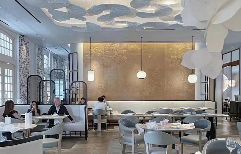 云餐厅新加坡风格中餐厅装修设计
